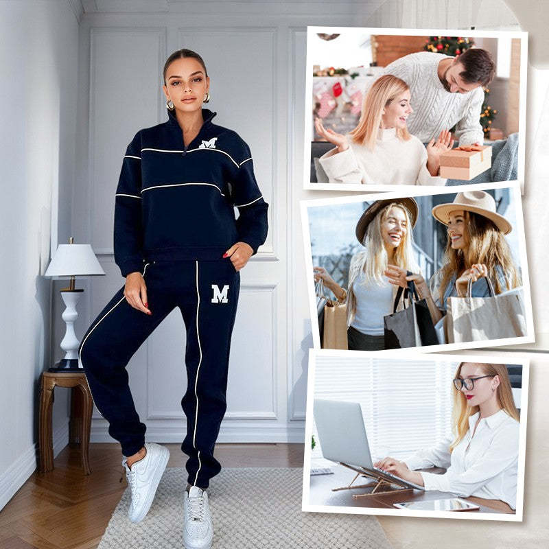 "Cozy Up in Style: Baggy Chic Sweat Sets"
