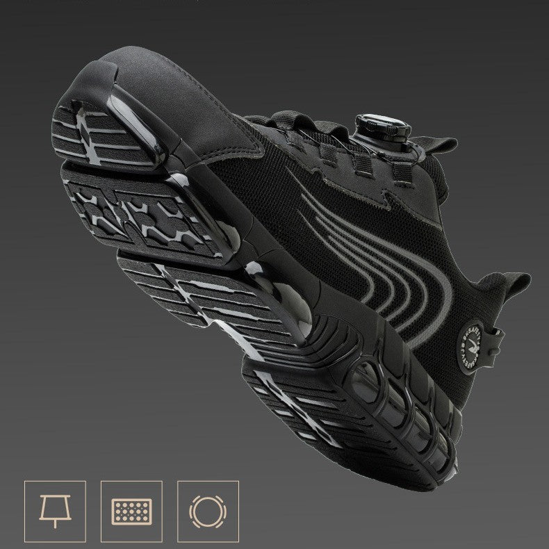 "Step into Safety: Breathable Labor Protection Shoes for Men"