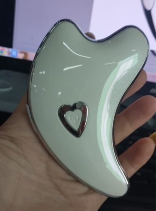 "Glow & Sculpt: LED Microcurrent Gua Sha for Radiant Skin & Lifted Contours"