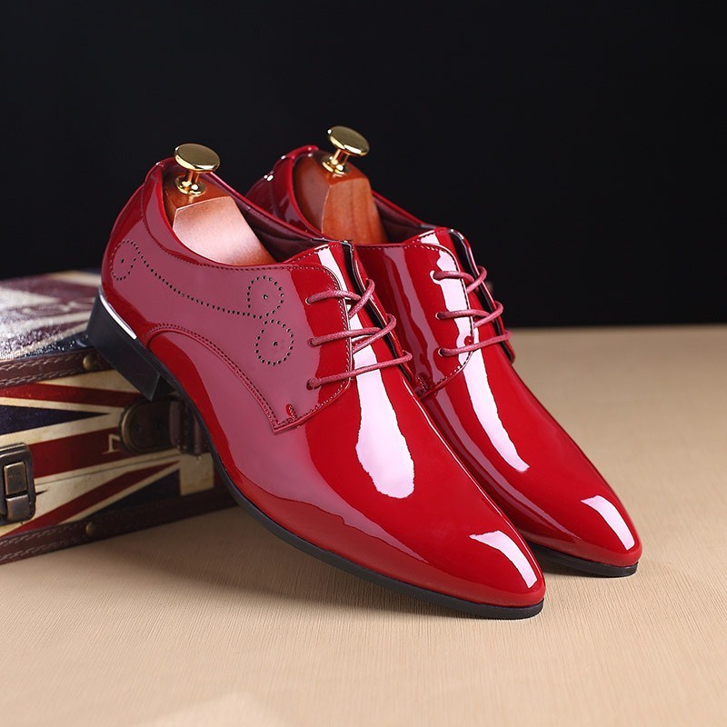 "Step Up Your Style: Sleek Black Leather Slip-On Shoes for the Modern Man"