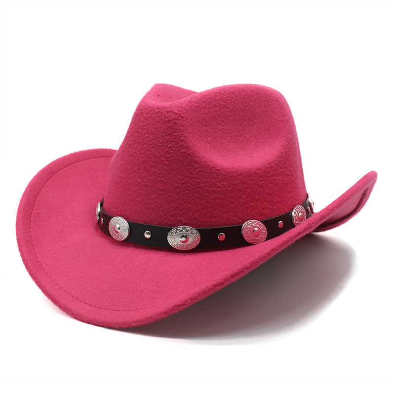 "Ride into Style with Minority Style Woolen Western Cowboy Hat
