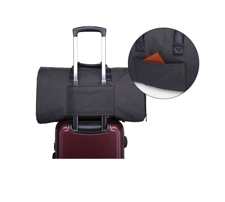 "Unfold Your Journey: The Ultimate Large-Capacity Folding Suit Bag for Travelers"