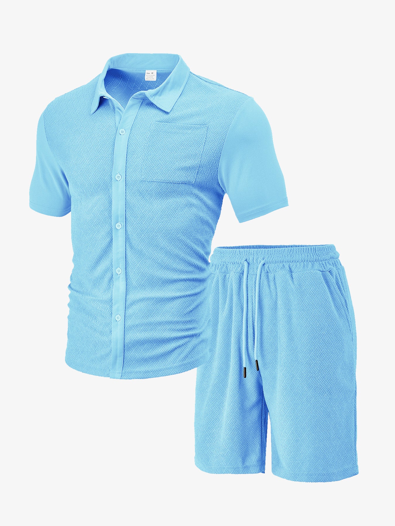 "Elevate Your Casual Style: Unwind in Comfort with Our Solid Color Suit!"