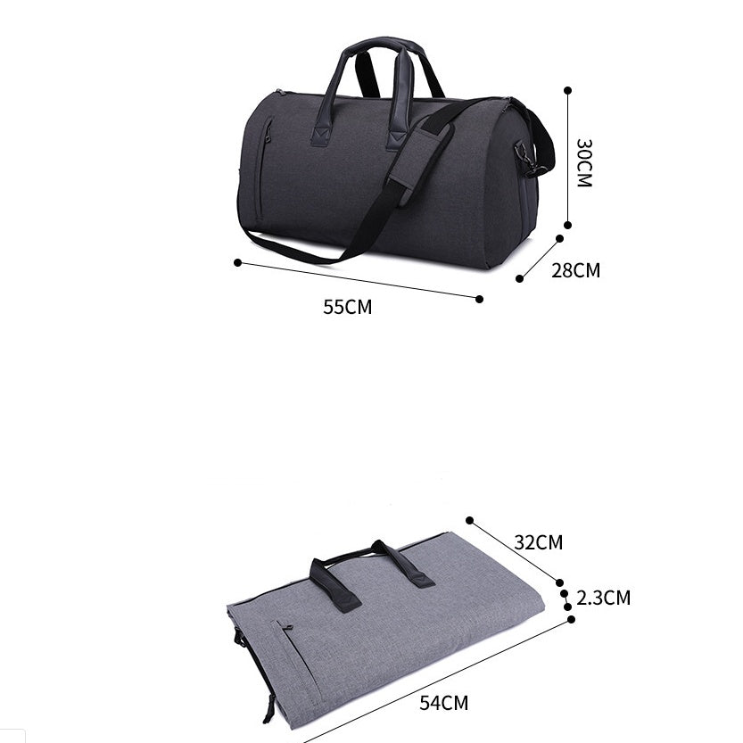 "Unfold Your Journey: The Ultimate Large-Capacity Folding Suit Bag for Travelers"