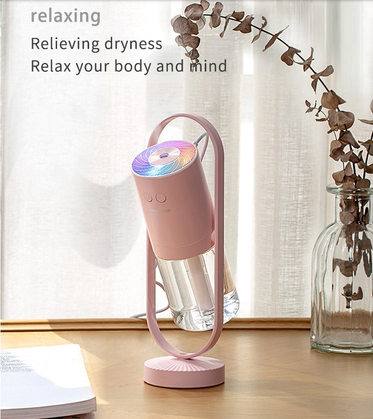 "Magic Shadow Humidifier: Mist, Lights, and Pure Comfort in One Compact Wonder!"