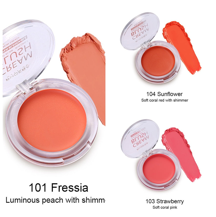 Answer "Glow Effortlessly—PHOERA Light and Brightening Blush Cream for Radiant, Youthful Cheeks!"