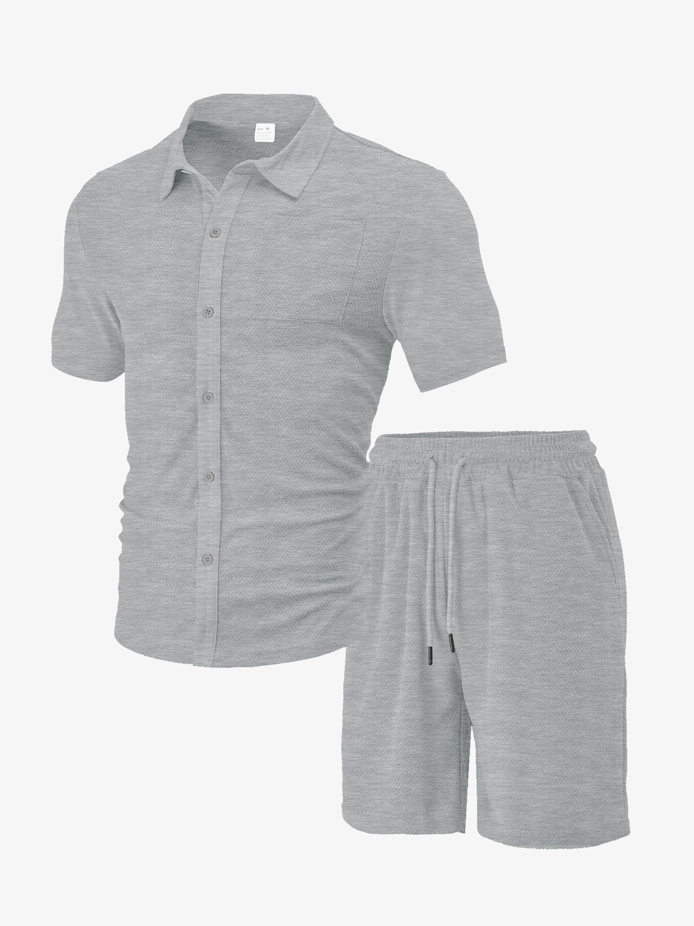 "Elevate Your Casual Style: Unwind in Comfort with Our Solid Color Suit!"