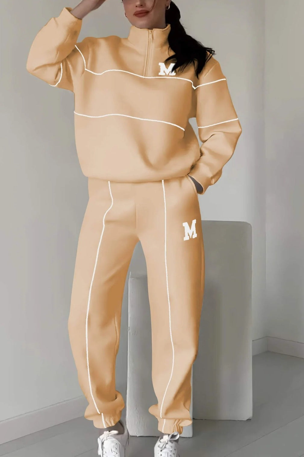 "Cozy Up in Style: Baggy Chic Sweat Sets"
