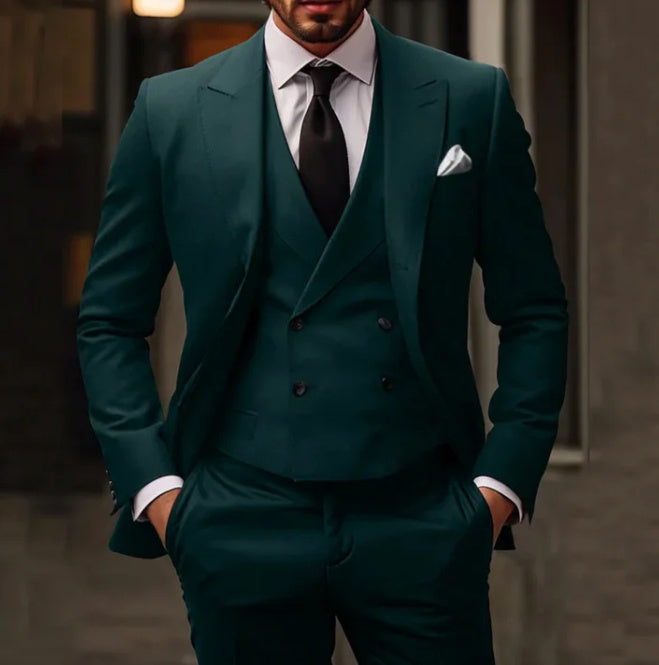 "Elevate Your Style: Plus Size Three-Piece Suit"