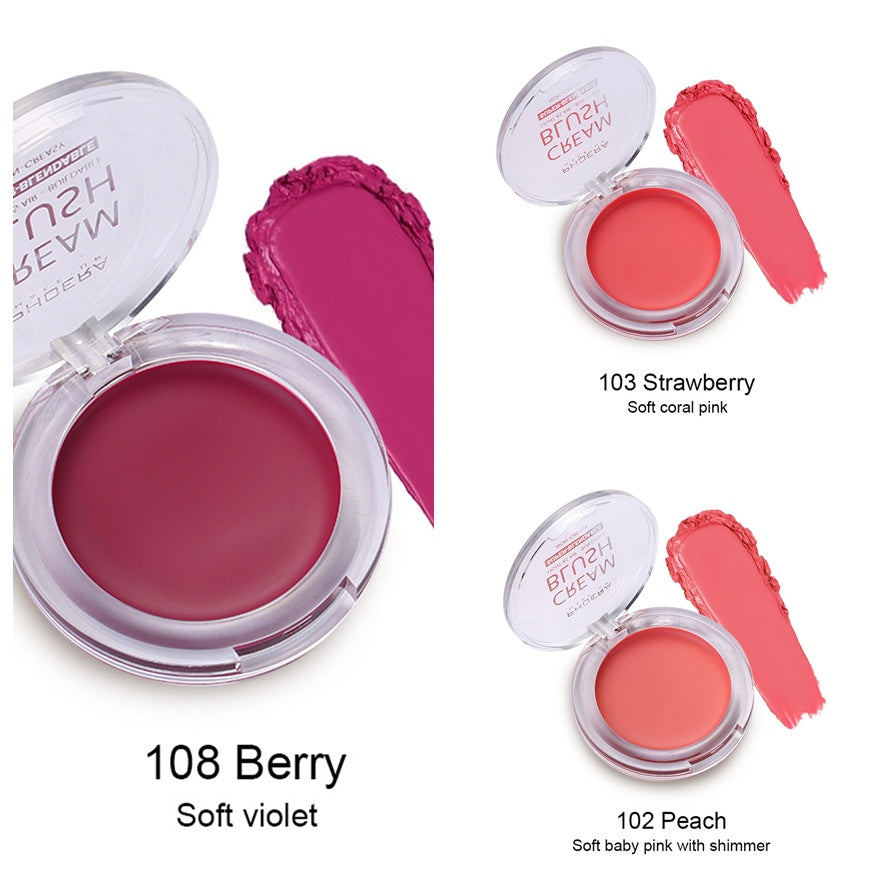 Answer "Glow Effortlessly—PHOERA Light and Brightening Blush Cream for Radiant, Youthful Cheeks!"