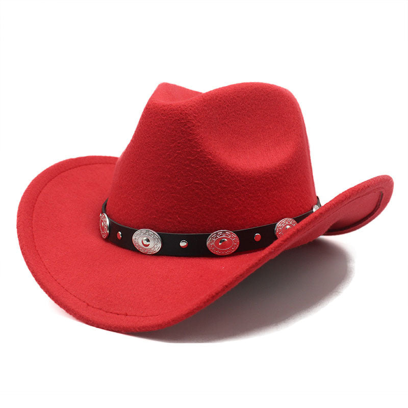 "Ride into Style with Minority Style Woolen Western Cowboy Hat