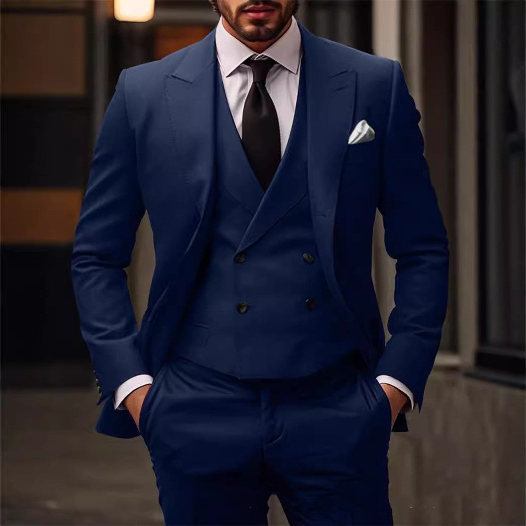 "Elevate Your Style: Plus Size Three-Piece Suit"