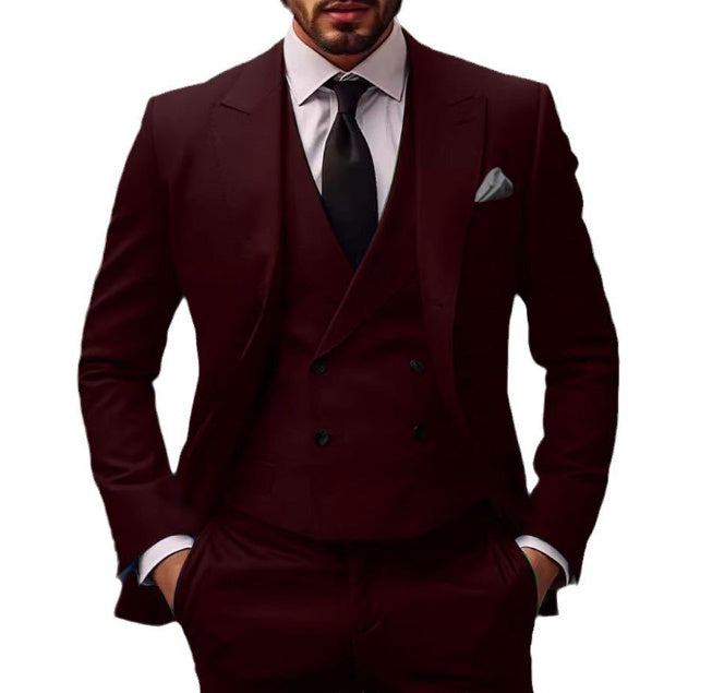 "Elevate Your Style: Plus Size Three-Piece Suit"
