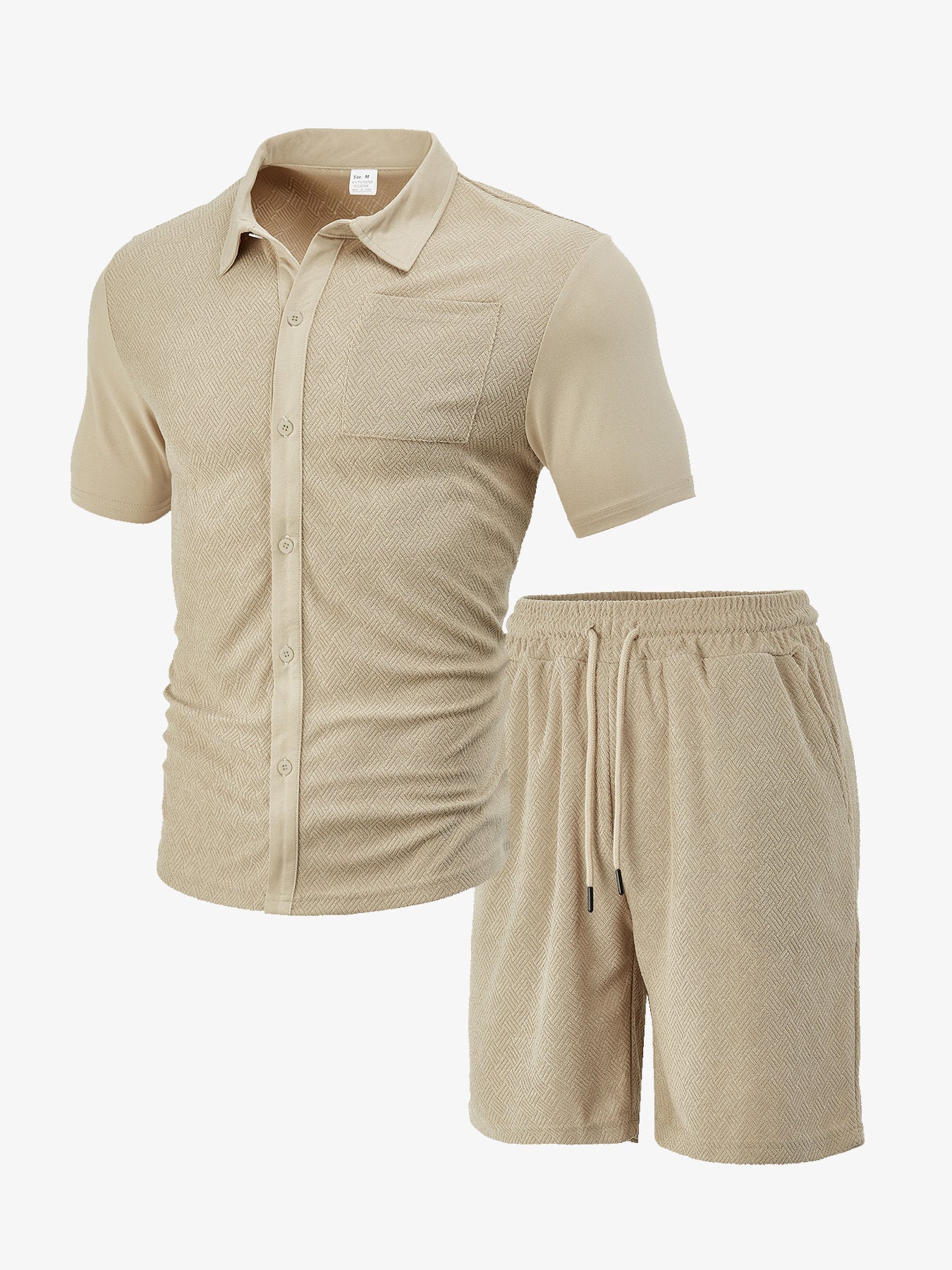 "Elevate Your Casual Style: Unwind in Comfort with Our Solid Color Suit!"