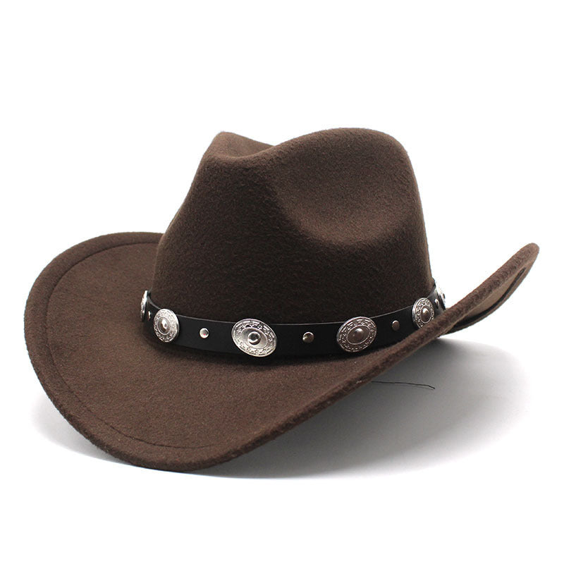 "Ride into Style with Minority Style Woolen Western Cowboy Hat