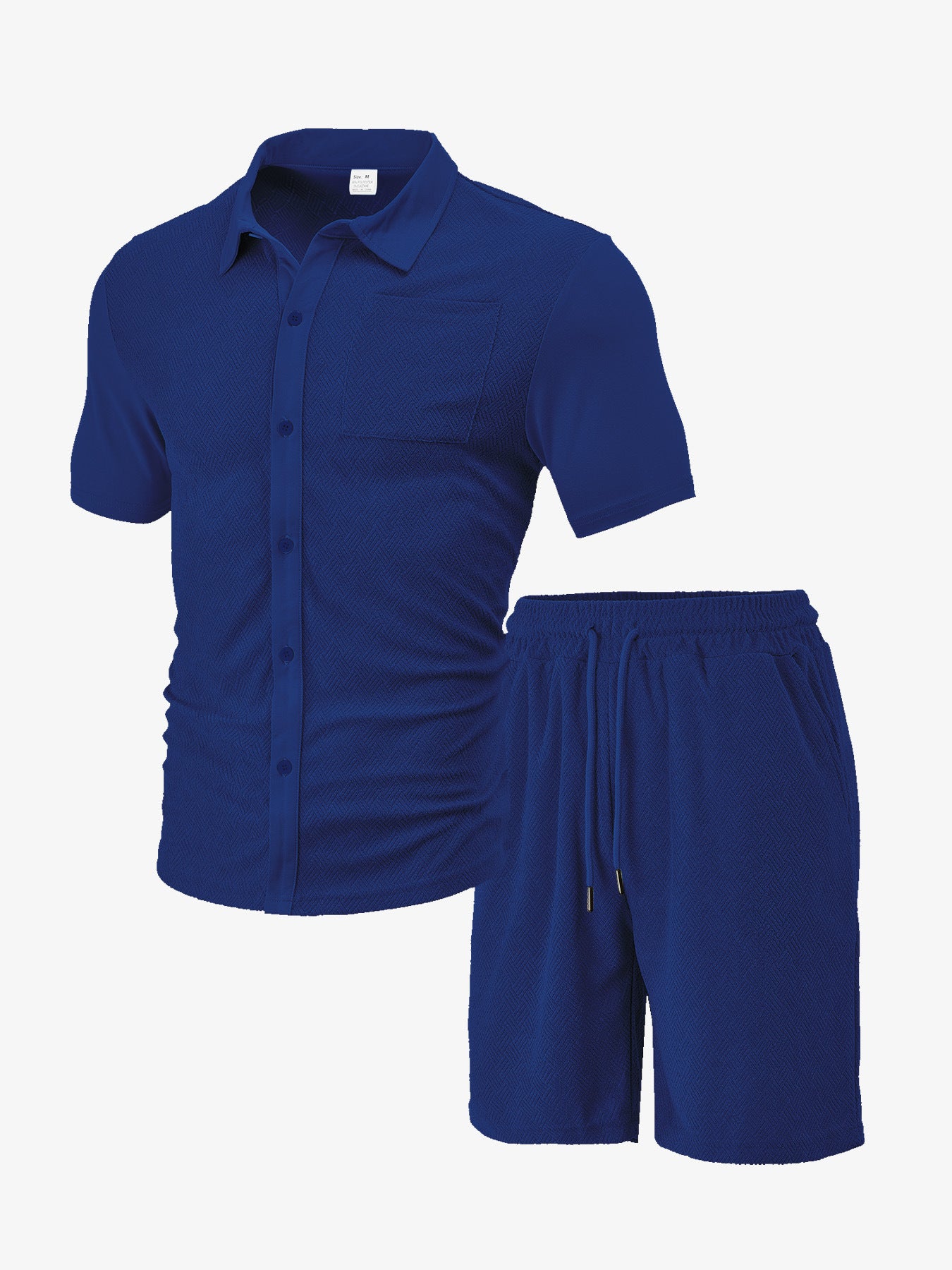 "Elevate Your Casual Style: Unwind in Comfort with Our Solid Color Suit!"