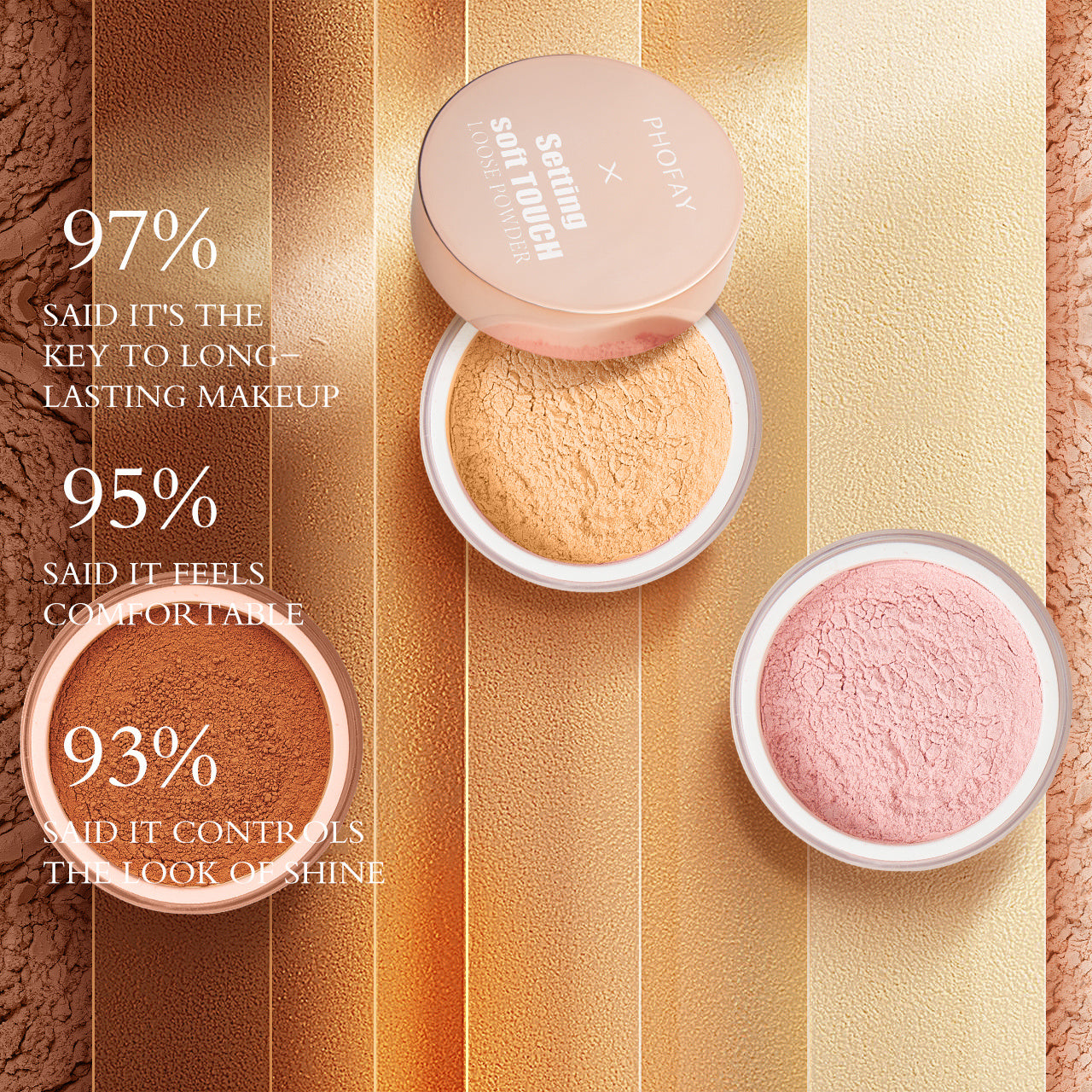 "Set Your Look with Ease: Soft Touch Loose Powder"