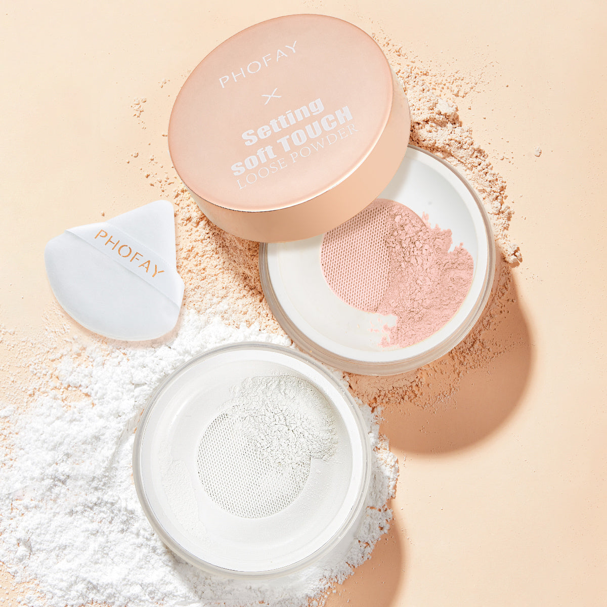 "Set Your Look with Ease: Soft Touch Loose Powder"