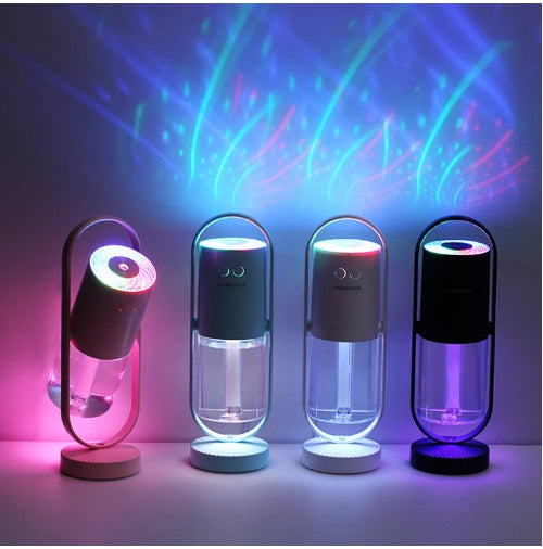 "Magic Shadow Humidifier: Mist, Lights, and Pure Comfort in One Compact Wonder!"