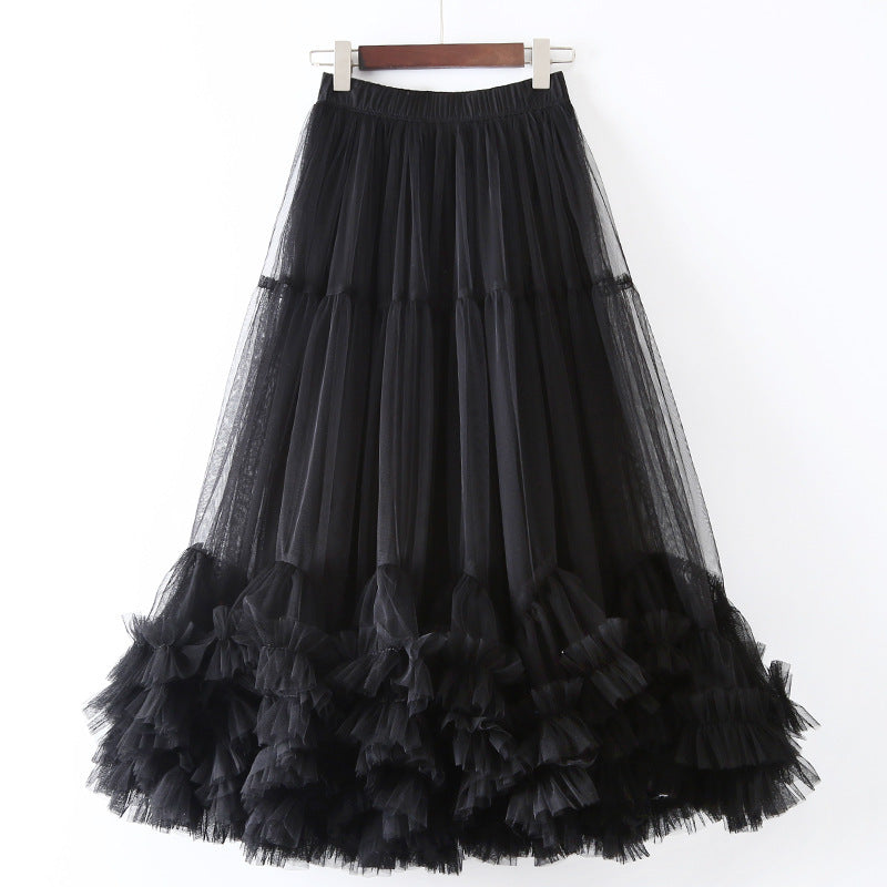 "Twirl in Style: Mesh Skirt That Defines Your Personality"