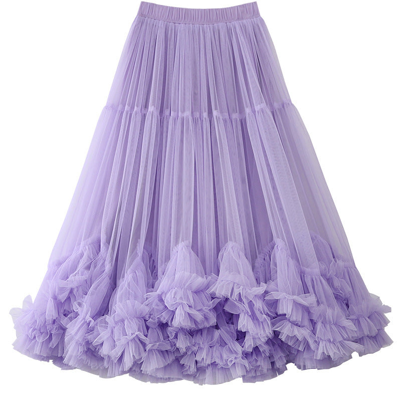 "Twirl in Style: Mesh Skirt That Defines Your Personality"