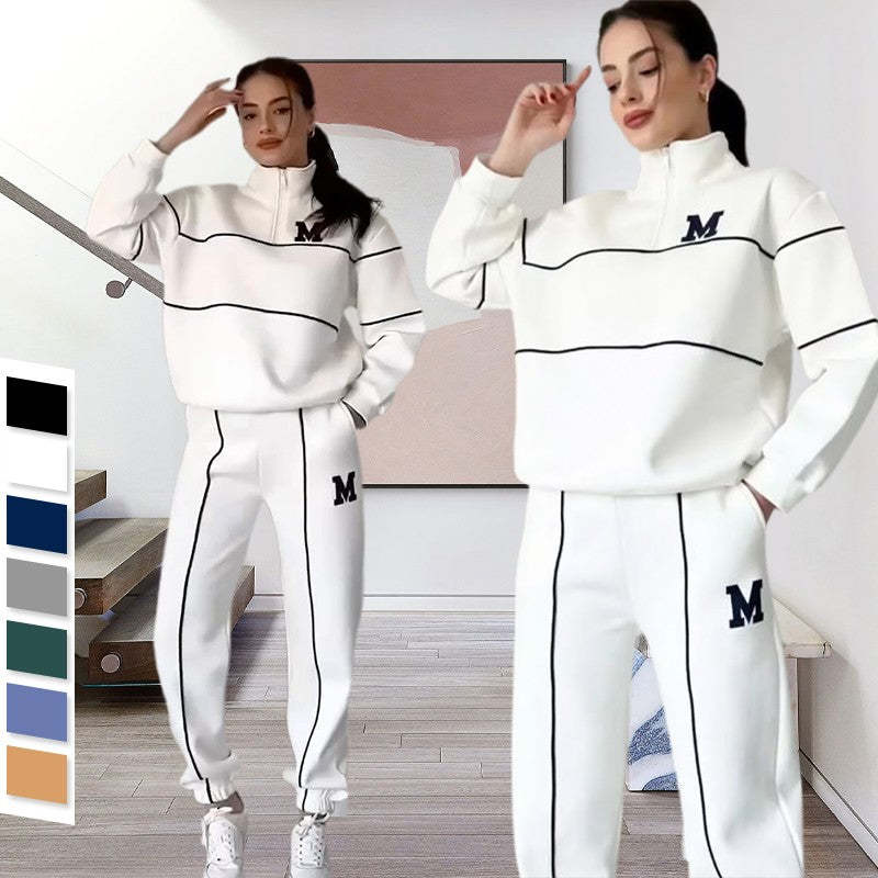 "Cozy Up in Style: Baggy Chic Sweat Sets"