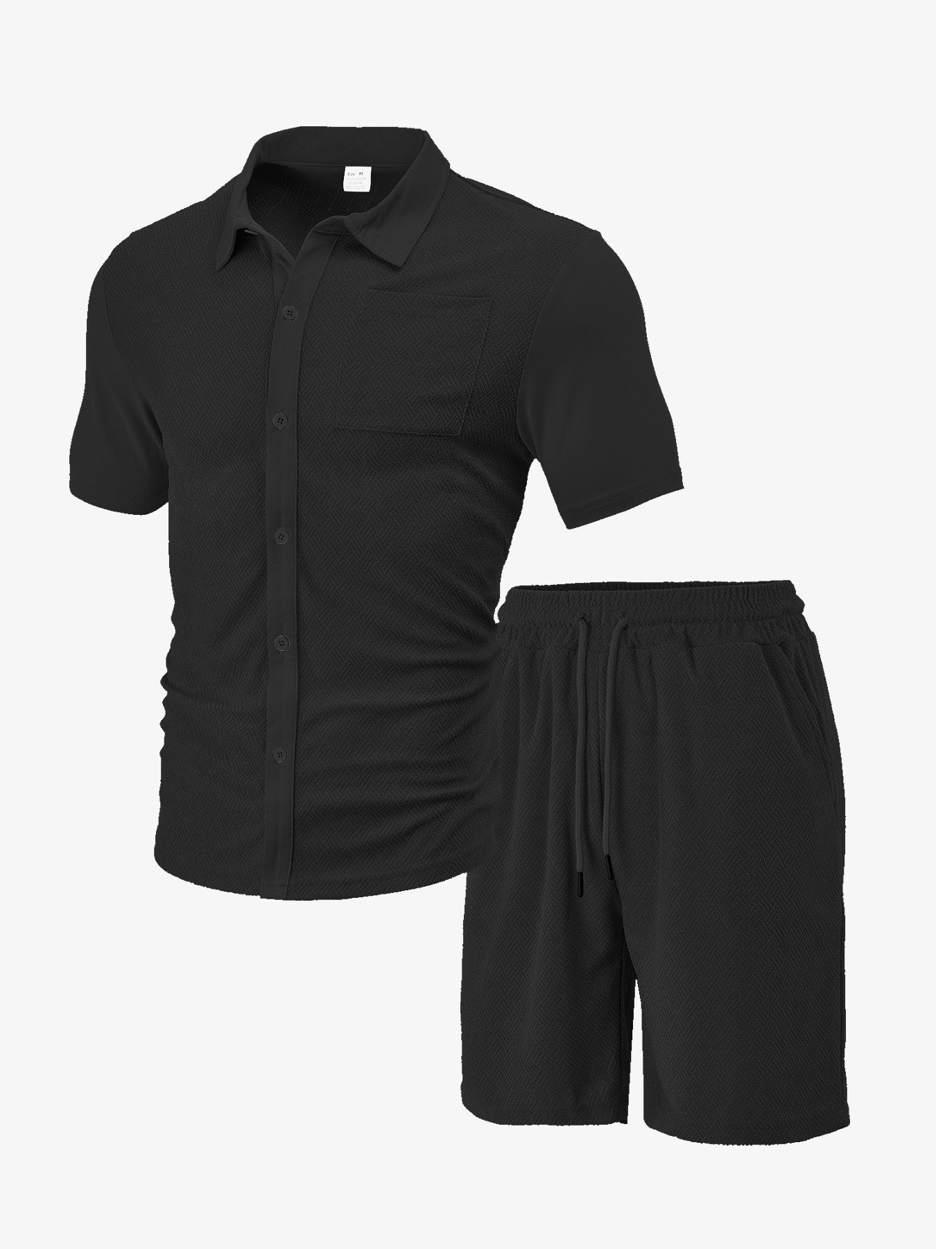 "Elevate Your Casual Style: Unwind in Comfort with Our Solid Color Suit!"
