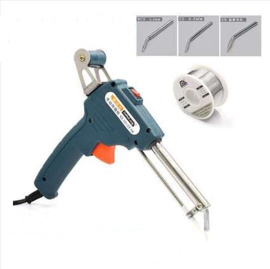 "Solder Like a Pro: Automatic Tin Soldering Machine with Manual Gun"