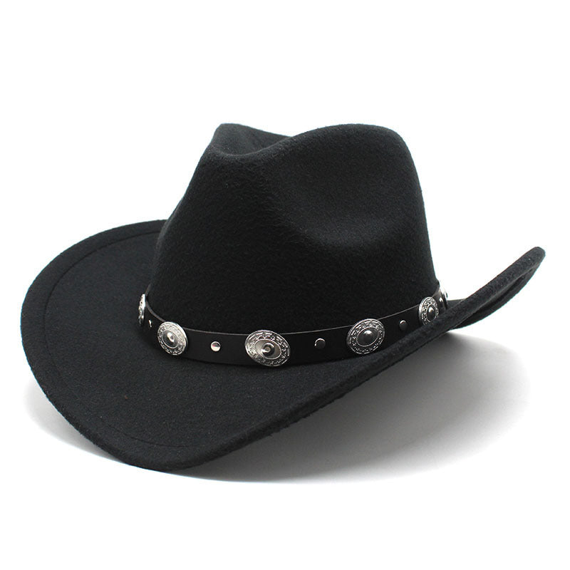 "Ride into Style with Minority Style Woolen Western Cowboy Hat