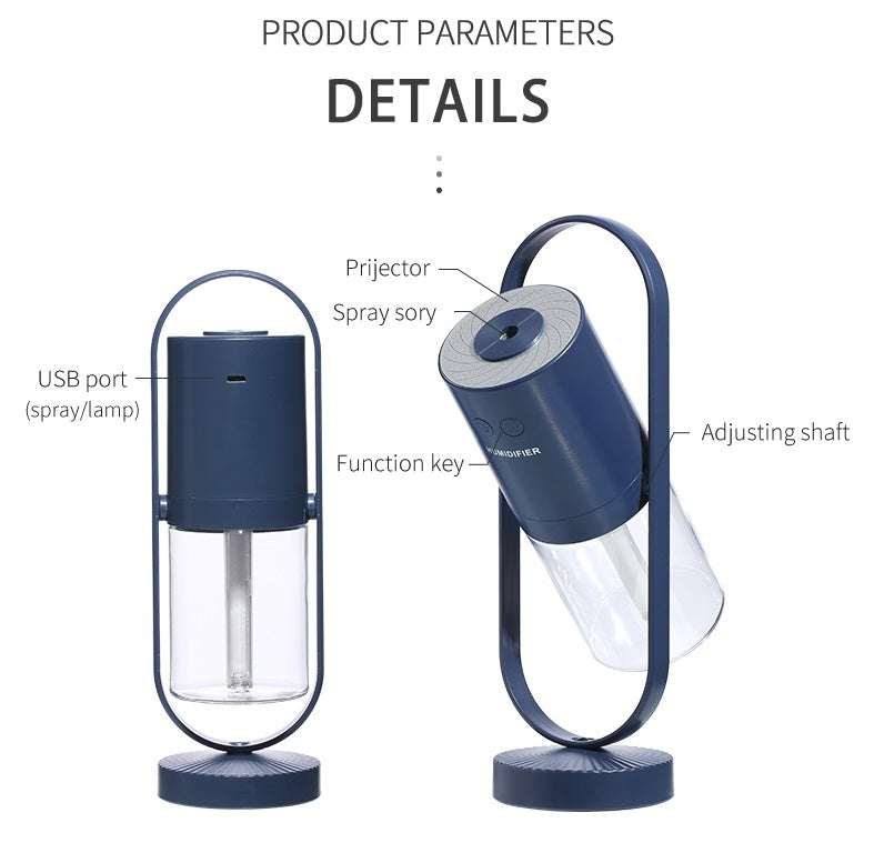 "Magic Shadow Humidifier: Mist, Lights, and Pure Comfort in One Compact Wonder!"