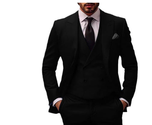 "Elevate Your Style: Plus Size Three-Piece Suit"