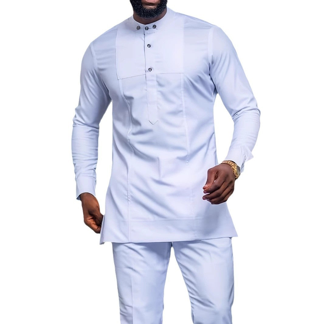 "Unleash Your Cultural Pride: African Ethnic Style Shirts for the Modern Man"