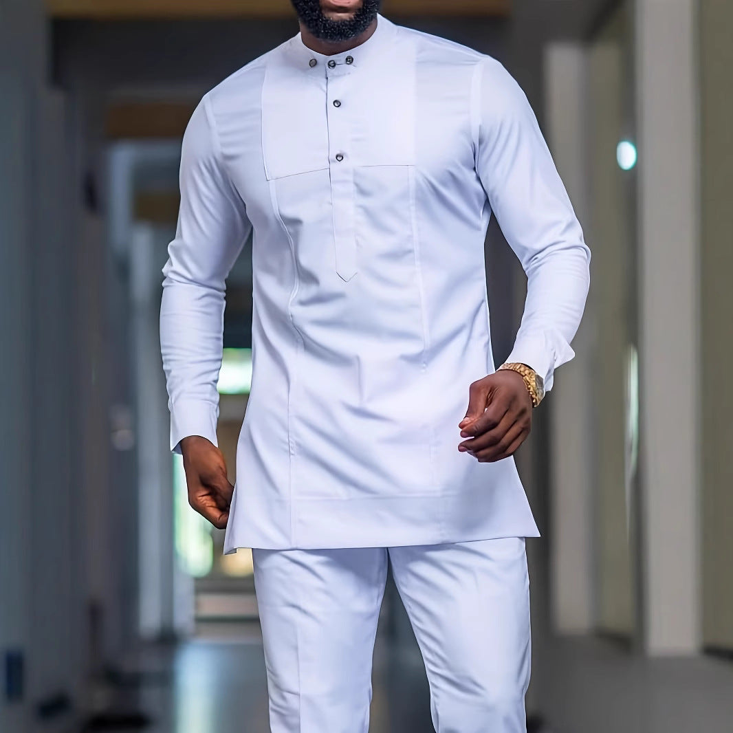 "Unleash Your Cultural Pride: African Ethnic Style Shirts for the Modern Man"