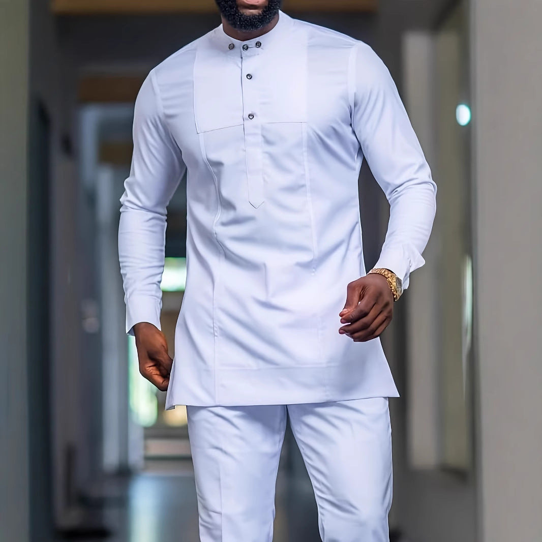 "Unleash Your Cultural Pride: African Ethnic Style Shirts for the Modern Man"