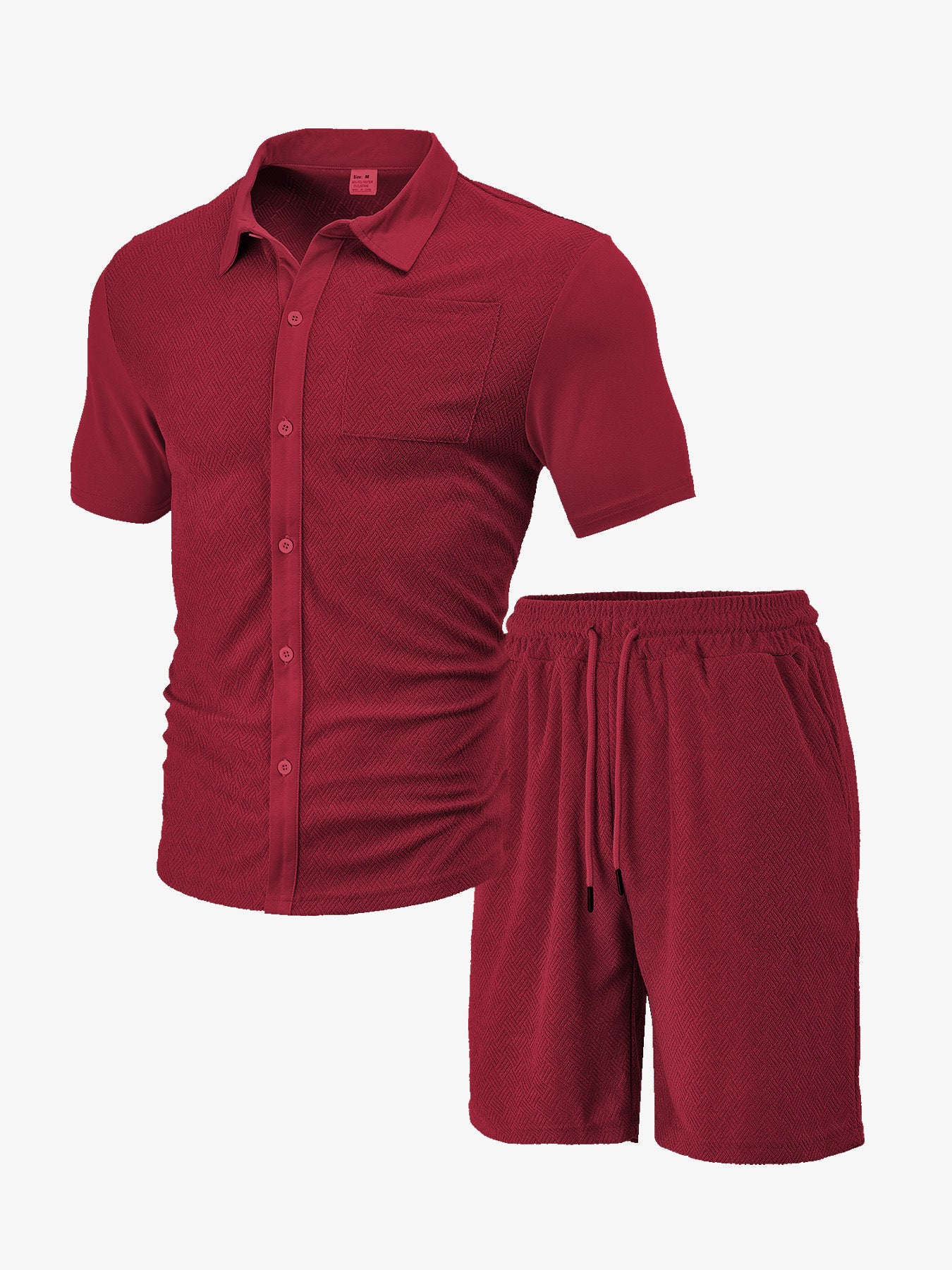 "Elevate Your Casual Style: Unwind in Comfort with Our Solid Color Suit!"