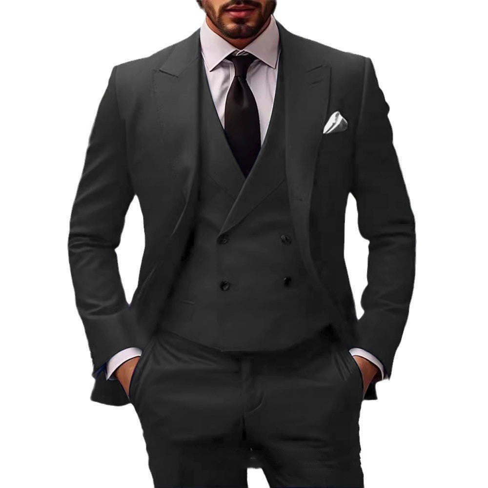"Elevate Your Style: Plus Size Three-Piece Suit"