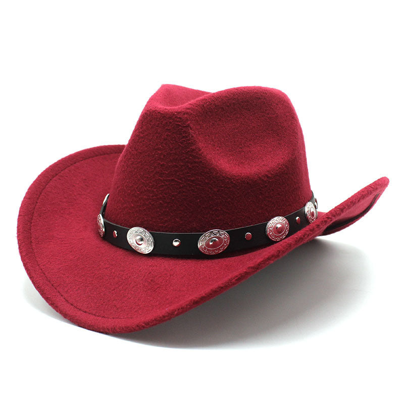 "Ride into Style with Minority Style Woolen Western Cowboy Hat