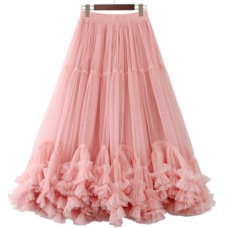 "Twirl in Style: Mesh Skirt That Defines Your Personality"