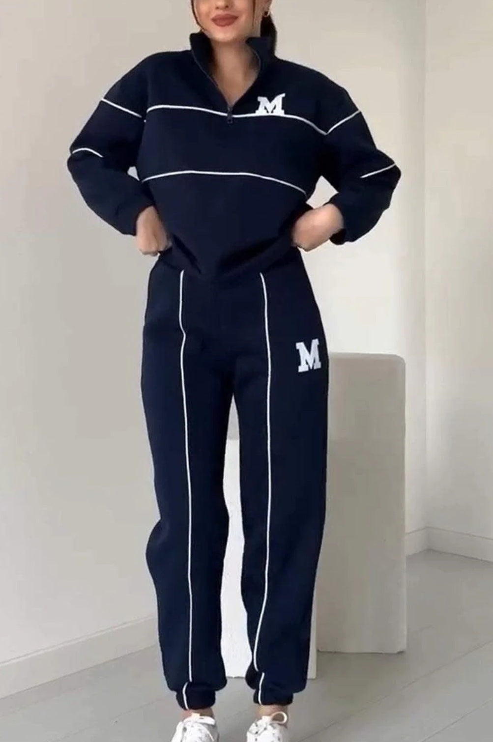 "Cozy Up in Style: Baggy Chic Sweat Sets"