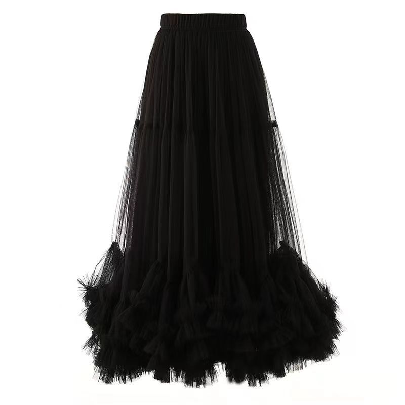 "Twirl in Style: Mesh Skirt That Defines Your Personality"