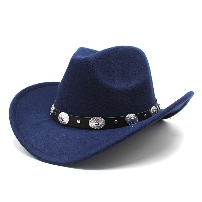 "Ride into Style with Minority Style Woolen Western Cowboy Hat