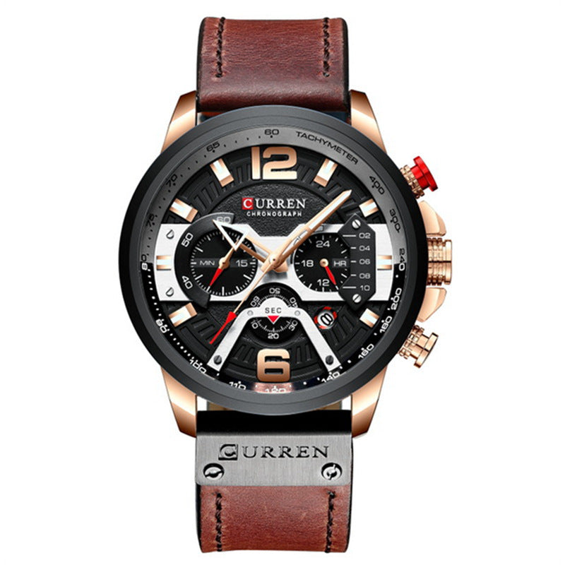 "Elevate Your Style with My Uniquex Leather Watch"