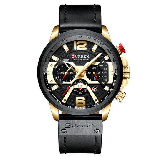 "Elevate Your Style with My Uniquex Leather Watch"