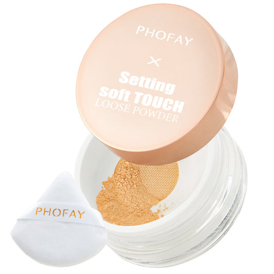 "Set Your Look with Ease:  Soft Touch Loose Powder"