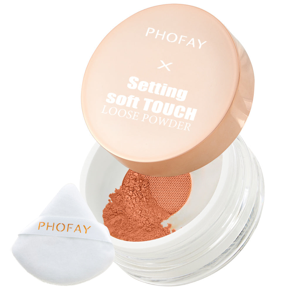 "Set Your Look with Ease:  Soft Touch Loose Powder"