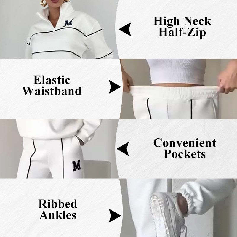 "Cozy Up in Style: Baggy Chic Sweat Sets"