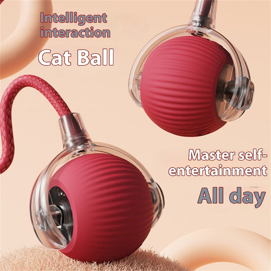 "Purrfect Playtime: Automatic Rolling Cat Ball for Endless Fun"