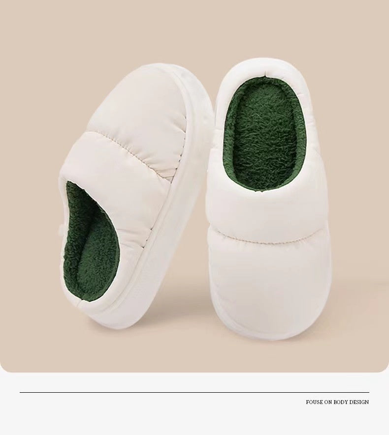 Women's Waterproof Winter Cotton Slippers