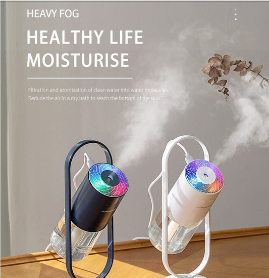 "Magic Shadow Humidifier: Mist, Lights, and Pure Comfort in One Compact Wonder!"