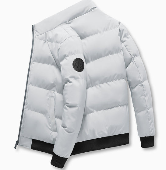 Outdoor Warm Heated Jacket Windproof Cotton Padded Clothes USB Heating Winter Keep Warm